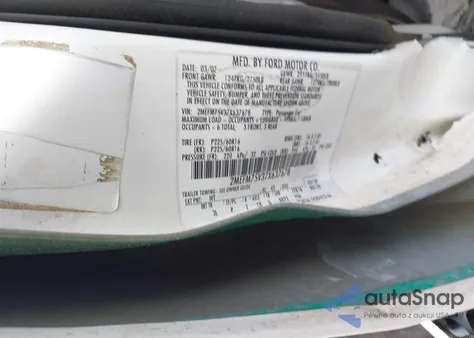 2007 Mercury Grand Marquis Ls z USA, uszkodzony, nr VIN 2MEFM75V37X637678